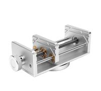 Xiuganpo Mini Bench Vise with 360 Degree Rotating Aluminum Base, Workbench Clamp for PCB Soldering Electronic Repair 1-130mm Clamping Range