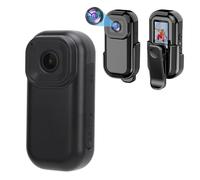 Xiuganpo Mini Body Camera, 1080P Night Motion Detection 128GB WiFi Portable Video Recorder 1.3 Inch Color Screen 500mAh Worn Camera for Law Enforcement Delivery
