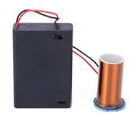 Xiuganpo Mini Coil Kit for Electronic Experiments with High Efficiency and Safe Design for Students - Battery Powered (Finished Product)