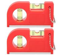 Xiuganpo Mini Magnetic Level with 2 High Precision Vials for Home Picture Hanging Leveling Tool, Compact Magnetic Bubble Level for Accurate Horizontal Measuring