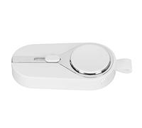 Xiuganpo Mini Portable 2000 MAh Power Bank with Keychain for IOS Watch, Compact Emergency Charger for On-the-Go Use - ABS Material (White)