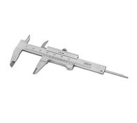 Xiuganpo Mini Vernier Caliper Measuring Tool, 0-50mm 0.05mm Stainless Steel with Dual Scale, for Inside, Outside, Depth and Step Measurements, Portable in Pencil, Watch Toolbox, Car