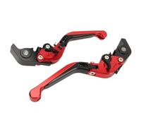Xiuganpo Motorcycle Folding Clutch Brake Lever Set, CNC 6061 Aluminum | Fits Panigale V4, Diavel, 937, Hypermotard 950, 3-finger Design, Black Anodized Finish