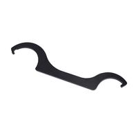Xiuganpo Motorcycle Shock Wrench, 87mm and 68mm Double Ended Shock Preload Adjustment Tool, C Spanner with Heat Treated Alloy Steel for Street Bike Off Road ATV