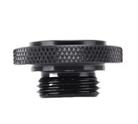 Xiuganpo Motorcycles Motor Oil Filling Cap, CNC Engine Oil-Filled Screw Coverage of Rough Aluminum Alloy for Interceptor 650 2018-2024 for Hunter 350 2022-2024 (Black)