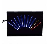 Xiuganpo Music Spectrum Display VU Meter, Fan Shaped LED Rhythm Light with Level Detection Module, VU Meter Fan Shaped LED Rhythm Light for KTV Bar Home Party