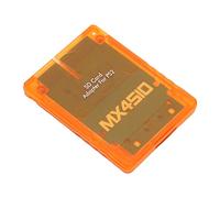 Xiuganpo MX4SIO SIO2SD Micro Storage Card Adapter Durable Card Reader for, for Memory Expansion, Homebrew Software, ABS Material, 1 X Reader (Transparent Orange)