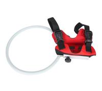 Xiuganpo MYFZ02 Blind Dog Anti-Collision Ring Adjustable Protective Vest for Visually Impaired Pets Lightweight Red 1 Ring (S)