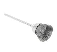 Xiuganpo Nail Drill Bit Brass Wire Cleaning Brush Durable for Removing Burrs, Rust, and Dust for Home Use and Nail Salon with Increased Longevity (silver copper wire brush)