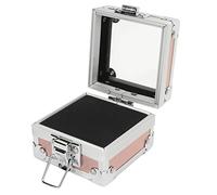 Xiuganpo Nail Drill Bits Storage Box Compact and Durable Organizer for Nail Artists Aluminum Alloy 25 Holes Silver (Multicolor)