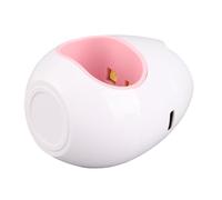Xiuganpo Nail Dryer Lamp Portable USB Mini Gel Nail Curing Lamp for Manicure Tools, Anti-scratch Art for Anytime Use, with Power Cord, Single Finger Dryer 4.5 X 5.5cm (Pearl White)