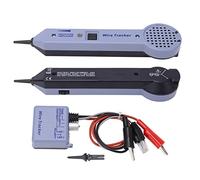 Xiuganpo Network Cable Tester, Wire Toner Detector with Audible Visual Signal, High Sensitivity for Telephone Data Internet Cables, ABS for Line Tracing Short Circuit Testing