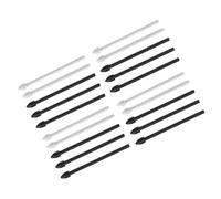 Xiuganpo Note 10/10 Plus 4Set Durable Replacement Tips for Stylus Pen, 20pcs Nibs Needle Tweezers for Writing, ABS Material for Tab S6, Phone Screen Tips (Black)