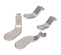 Xiuganpo One Controller Stainless Steel Replacement Paddles - Durable Gaming Upgrade for Complex Combinations - for Gamers 4pcs Silver