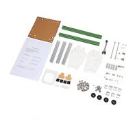 Xiuganpo Open Case Bracket for ITX Computer Improved Airflow Simple Structure A Great DIY Project Aluminum Bare Frame for ITX Motherboard, ATX Power Supply, Custom Build Enthusiasts (Green Silver)