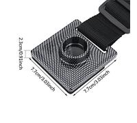 Xiuganpo Padded Non-Slip Cello Anchor Endpin Holder for Cellist Practice Performance, Adjustable Nylon Material, 40-80cm, Blue for Professional Cellist (B)