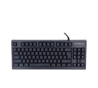 Xiuganpo PC Gaming Keyboard 87 Keys Mechanical Fast Response RGB Backlight USB Black Compact Design