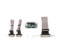 Xiuganpo PCE Mini PCIe Serial Parallel Expansion Card with 6Gbps PCI Express, Pin Parallel Port, for Standard Contour Desktop, Server, Automation, PCB Material