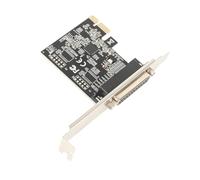 Xiuganpo PCIE Expansion Card High Performance IEEE 1284 DB25 Parallel Port Adapter Card for Label Machines and Printers