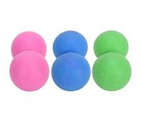 Xiuganpo Peanut Massage Ball, Peanut Shaped for Self Fascial Relaxation Muscle Relaxation Ball Fascia Release with Silicone Material for Office Workers Athletes Children Women (Rose red + Green +