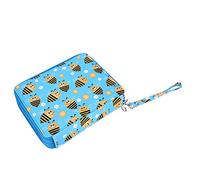 Xiuganpo Pencil Case, 127 Holes High Capacity Multi Layer Compartments Storage Bag, Organizer with Bee Pattern Thickened Handle for Art Supplies Colored Pencils Makeup Brushes