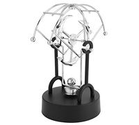 Xiuganpo Perpetual Motion Toy, Battery Powered Continuous Rotation Physics Demonstration, Electronic Swing Device with Hand-Started Operation for Science Classroom Home Office Desk Decor