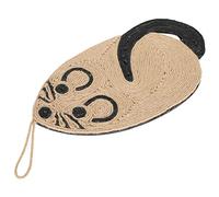 Xiuganpo Pet Cat Scratch Mat, Comfortable Sisal Mouse Design for Playing and Sleeping, 42cm Length for Indoor Cats, Natural and Safe Material