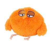Xiuganpo Pet Plush Toy Cover Soft Interactive Washable for and Fun Experience Dogs and Cats Plush Material (Orange)