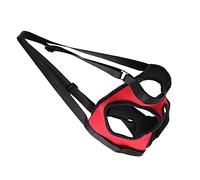 Xiuganpo Pet Walking Aid Support Vest for Old & Injured Dogs, 2Types Front & Rear Leg Lifting Pulling Harness for Outdoor Activities (Red hind legs L)