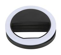 Xiuganpo Phone Ring Light Portable Clip On Design for Teaching Live Streaming Photography 2 X AAA Batteries Not Included 3.43in