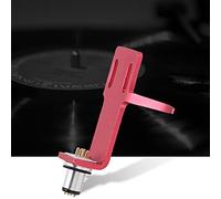 Xiuganpo Phono Headshell Set with Cables and Screws, Easy Assembly for High-End Phonograph Users, for Music Lovers (Red)