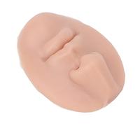 Xiuganpo Piercing Practice Model Compact Nose Model with Mouth Display Enthusiasts 3 X Silicone Nose for Ring and Nail Display (Medium Skin Color)