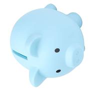 Xiuganpo Piggy Bank, Entrance Pig Bank Durable Toddler Pork Lines Big Enough Gifts Portable Robust (Blue)