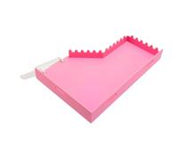 Xiuganpo Plastic Hamster Standing Platform with Ladder - Easy-to-Install Hamster Exercise Toy - Multifunctional Cage Accessory for Hamsters, Guinea Pigs - Premium Injection Molding Material (L Shaped)