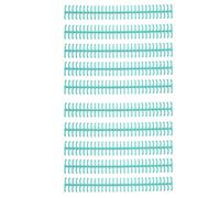 Xiuganpo Plastic Strip Binding Spines with Good Gloss 1/2in Diameter, 10pcs Total for Easy Paper Compilation (Green)