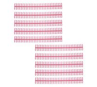 Xiuganpo Plastic Strip Binding Spines with Good Gloss 1/2in Diameter, 10pcs Total for Easy Paper Compilation (Pink)