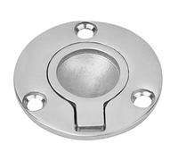 Xiuganpo Polished Stainless Steel 316 Pull Ring, Effortless Boat Lifting Handle, Convenient to Use for Small Floor Hatches, Salt Water Resistant Boat Hardware