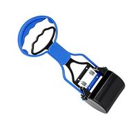 Xiuganpo Pooper Scooper, 28 Inch Long Handle Dog Waste Scooper, Pet Poop Picker with Bag Holder for Dogs Cats Outdoor Use (Blue)