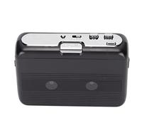 Xiuganpo Portable Cassette Player, Bluetooth Transmitter Music Transfer with 3.5mm Jack for Car Tape to MP3 Conversion (Black)