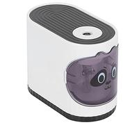 Xiuganpo Portable Electric Pencil Sharpener for Students, Business People, USB/Battery Operated Classroom Pencil Sharpener, Plastic (Black)