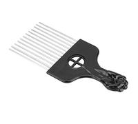 Xiuganpo Portable Hair Comb for Men Retro Alloy Wide Tooth Design Hairdressing Comb Suitable for Everyday Carry 6.7 * 2.6 * 0.08in