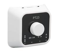 Xiuganpo Portable Wireless Page Flip Pedal, Rechargeable Media Controller, Key Switch, Type-C Charging, Ideal for Musicians and Presenters (White)