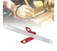 Xiuganpo Portable YX-3 Center Line Scriber 45 90 Degrees Angle Line Ruler Measuring Tool for Woodworking