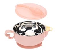 Xiuganpo Power Bowl, Isolated Bowl of Sanitary Water Injection, to Feed The Baby for The Preservation of Heat with a Sucking Cup with Spoon (#1)