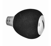 Xiuganpo Power Knob Reel Comfortable Handle Replacement, Lightweight and Corrosion Resistant Handle Reel for Various Sizes Spinning Reels (Silver Black)