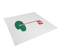 Xiuganpo Practice Hit Cloth with Good Sound, Durable Canvas Hitting Target Net for Indoor Outdoor Training, Size 1.5x1.5m, Golfers (7 font)