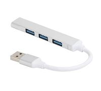 Xiuganpo Precise USB3.0 Hub Adapter Converter Ultra-High Speed Splitter for XP/Vista/7/8 OS X with USB Support Aluminum Alloy 4 Port Dock