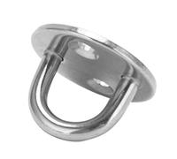 Xiuganpo Premium Stainless Steel Pad Eye U Hook for Ceiling Mounting Boats and Hammocks 1 Unit (6MM)