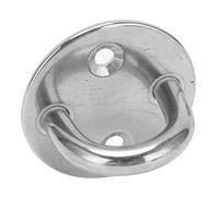 Xiuganpo Premium Stainless Steel Pad Eye U Hook for Ceiling Mounting Boats and Hammocks 1 Unit (8MM)