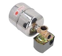 Xiuganpo Pressure Tank Check Valve Kit, Automatic Control Switch, ABS Metal Construction with Proof Sealing for Self Priming Jet Garden Clean s